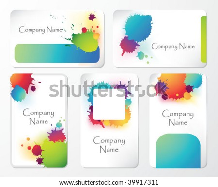  Card Template on Name Card Template Stock Vector 39917311   Shutterstock