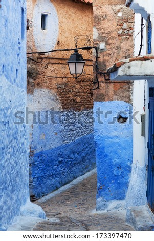 Beautiful medina of Chefchaouen city in Morocco, North Africa
