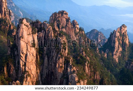 Huangshan Mountain Yellow Mountain China Of all the notable mountains in China it is probably the most famous to be found in the south of Anhui province Huangshan Mountain Yellow Mountain China Of all the notable mountains in China it is probably the most famous to be found in the south of Anhui province