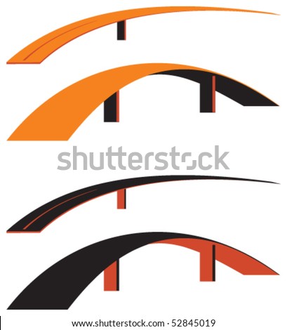 Vector Bridge - 52845019 : Shutterstock