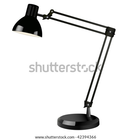 table lamp clipart. desk lamp clip art. stock
