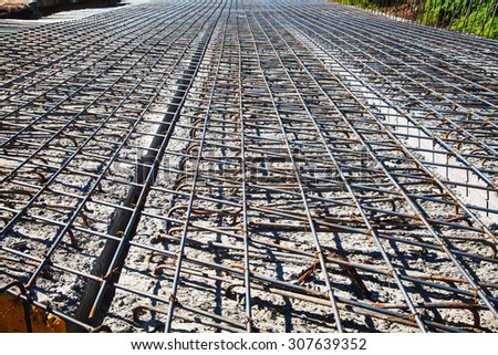 Create a new reinforced concrete slab bridge