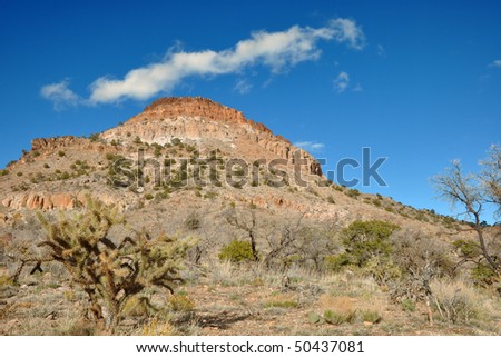 Mesa in the Mojave Desert