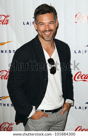 WOODLAND HILLS, CA - JUNE 02: Actor Eddie Cibrian arrives at the grand opening of the LA Fitness Signature Club on June 2, 2012 in Woodland Hills.