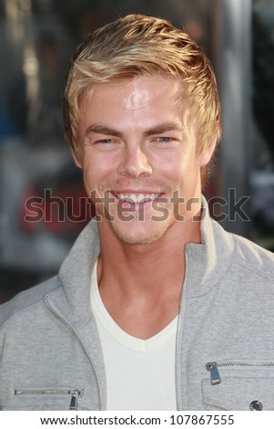 HOLLYWOOD - MARCH 31:  Derek Hough attends the Clash of the Titans premiere on March 31 2010 at Grauman\'s Chinese Theater in Hollywood, California.