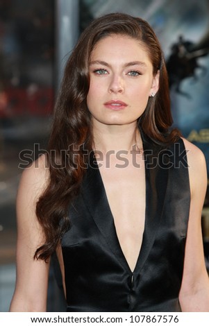 HOLLYWOOD - MARCH 31:    Alexa Davalos attends the Clash of the Titans premiere on March 31 2010 at Grauman\'s Chinese Theater in Hollywood, California.
