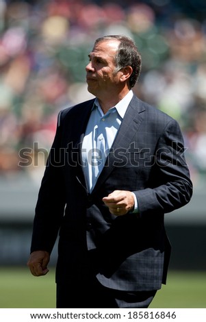 CARSON, CA - APRIL 6: Los Angeles Galaxy head coach Bruce Arena during the MLS game between the Los Angeles Galaxy & Chivas USA on April 6th 2014 at the StubHub Center in Carson, Ca.
