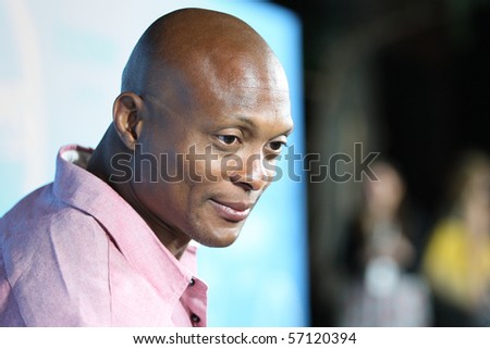 HOLLYWOOD, CA. - JULY 13: Former NFL Running Back Eddie George attends Fat Tuesday at The ESPYs on July 13th, 2010 in Hollywood, Ca.