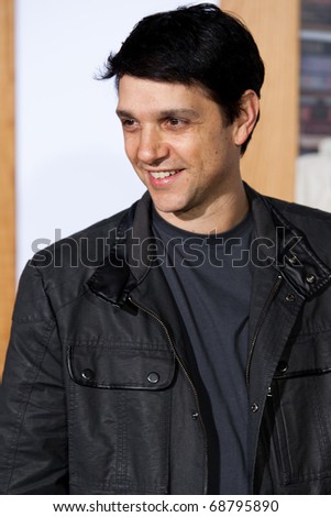 WESTWOOD, CA. - JAN 11: Ralph Macchio the original Karate Kid arrives at the Paramount Pictures premiere of No Strings Attached on January 11, 2011 at the Regency Village Theater in Westwood, CA