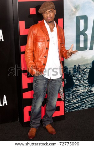 WESTWOOD, CA. - MARCH 8: Ne-Yo arrives at Columbia Pictures premiere of Battle: Los Angeles on March 8th 2011 at the Regency Village Theater in Westwood, Ca.