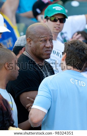 CARSON, CA. - July 24: Actor Tiny Zeus Lister during the World Football Challenge game between Manchester City & Los Angeles Galaxy on July 24 2011 at the Home Depot Center in Carson, Ca.