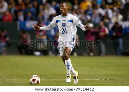 CARSON, CA. - JUNE 6: Honduras player D Brayan Beckeles #24 in action during the 2011 CONCACAF Gold Cup group B game on June 6 2011 at the Home Depot Center in Carson, CA.