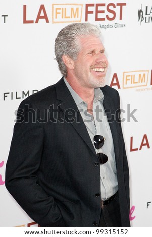 LOS ANGELES - MAY 17: Ron Pearlman arrives at the Los Angeles Film Festival premiere of \'Drive\' on May 17, 2011 in Los Angeles, CA.