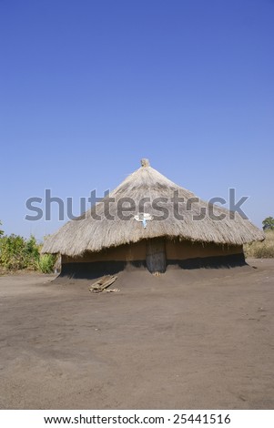Poor house in Mozambique