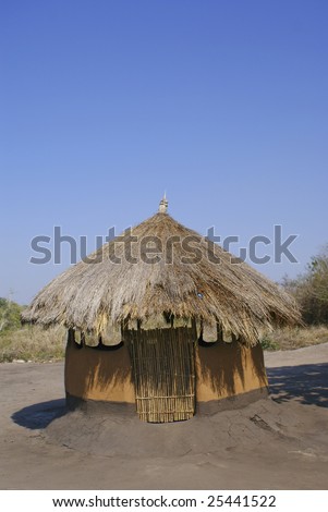 Poor house in Mozambique