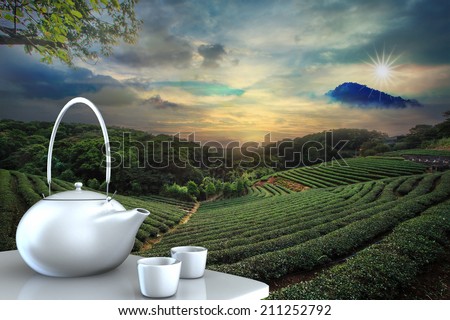 Teapot with nice background for adv or others purpose use