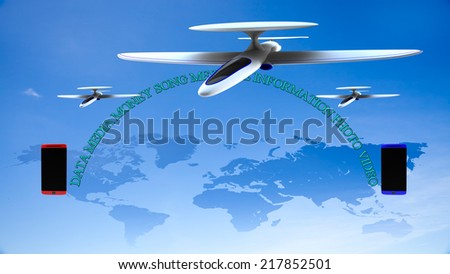 abstract technology world global network business connection for adv or others purpose use