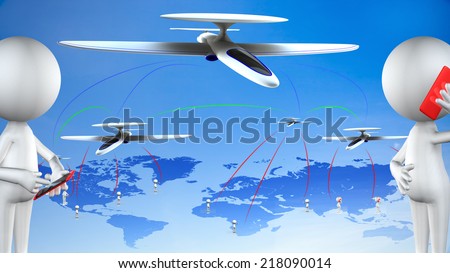 abstract technology world global network business connection for adv or others purpose use