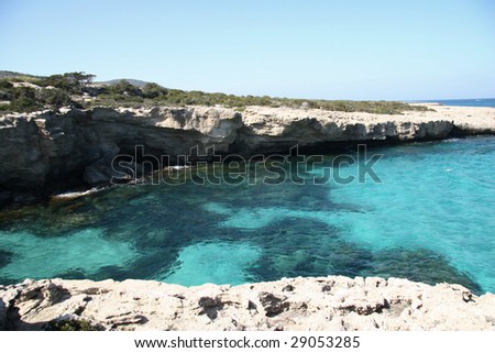 Cyprus sea view in the Akamas National Park area