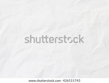 White Paper texture background. White creased paper background texture. Crumpled white paper background