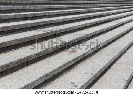Granite stone steps background