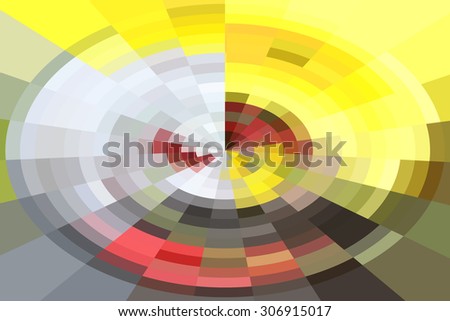 Abstract circular yellow background for info graphic, design, wallpaper, poster, advertising, web