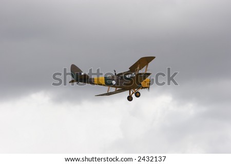 An old World War one bi-plane