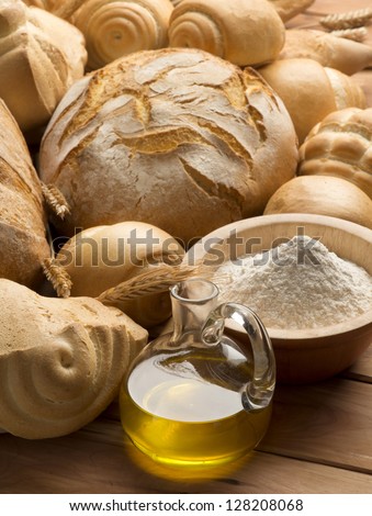 bread and oil