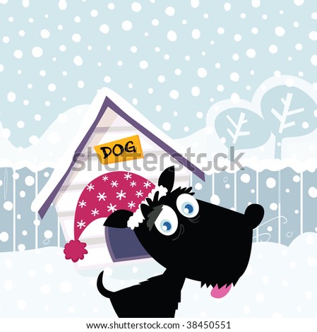 funny christmas pictures. stock vector : Funny christmas