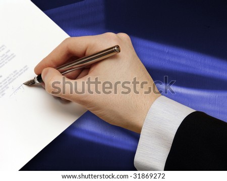 Signature of Bussiness Contract