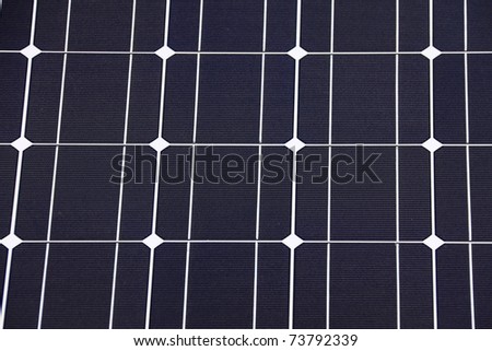 Detail of the Solar Power Panel