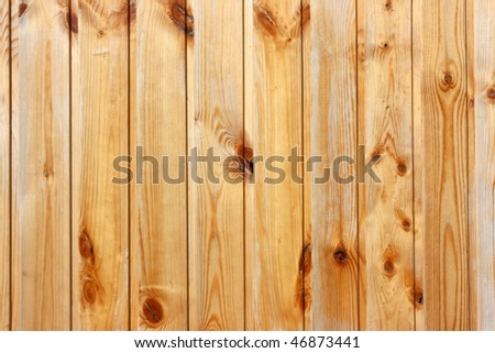 Smooth fence pine boards