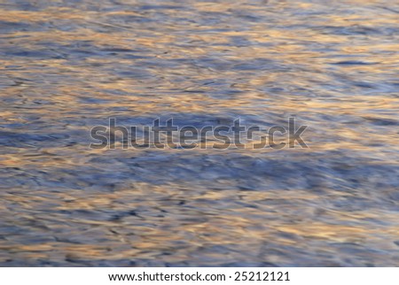abstract blurry pattern of broken ocean waves at long exposure