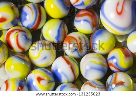 Colorful Swirl Marble Collection