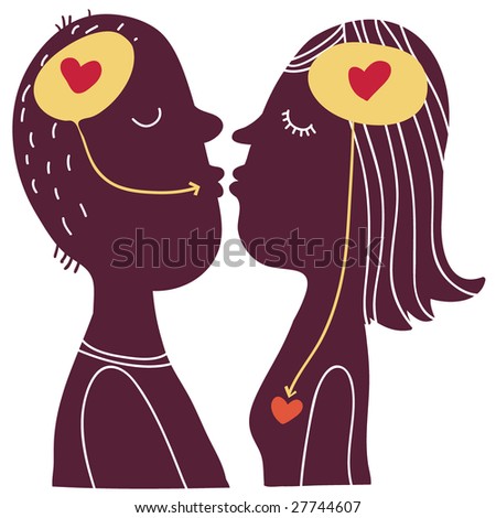 cute cartoon heart pictures. cute cartoon illustration.