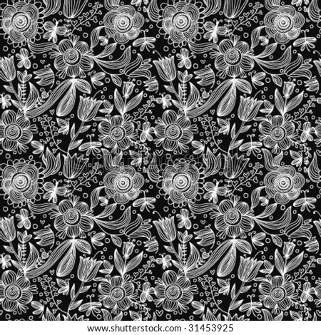 flower patterns black and white. lack and white floral