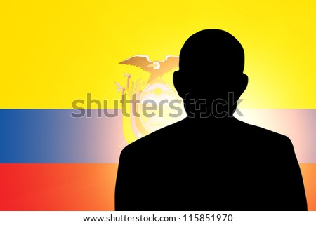 Ecuador Silhouette