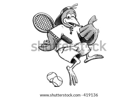 Tennis Bird
