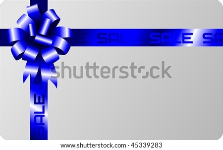 birthday gift certificate template free. gift card template (blue)
