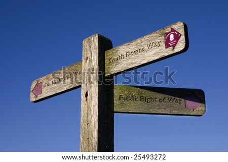 South Downs Way Signpost