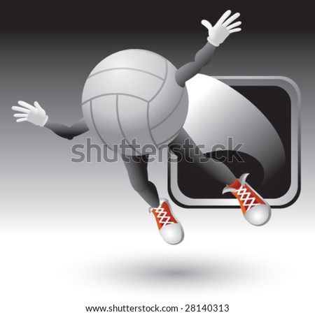 Flying Volleyball