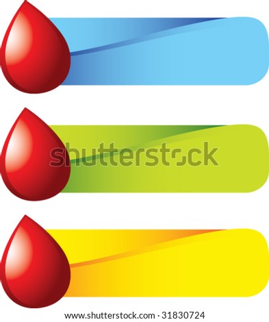 blood drop cartoon. stock vector : lood droplet
