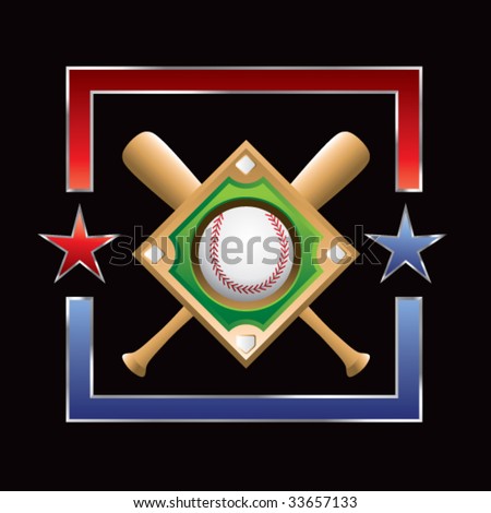 baseball diamond clip art. stock vector : aseball