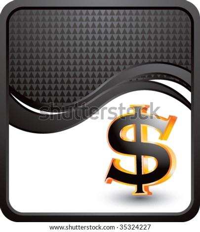 dollar sign background. stock vector : dollar sign on