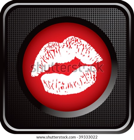 Kissing Lips Emoticon