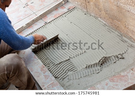 Tiler to work with tile flooring for garden