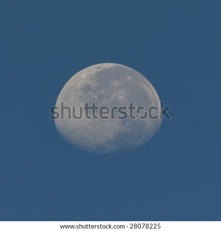 third quarter moon in daytime ,lunar calendar 20th