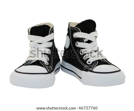 Toddler Boys Tennis Shoes on Baby Tennis Shoes Of Popular Vintage Or Classic Design Stock Photo