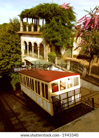Ancient water driven funicular