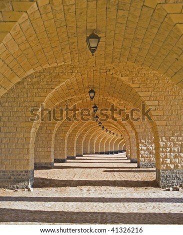 Corridor of arches